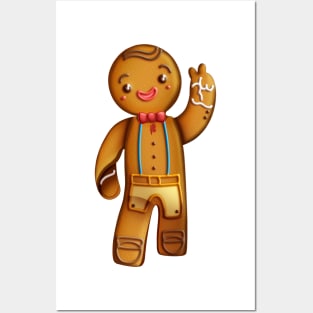 gingerbread boy 2 Posters and Art